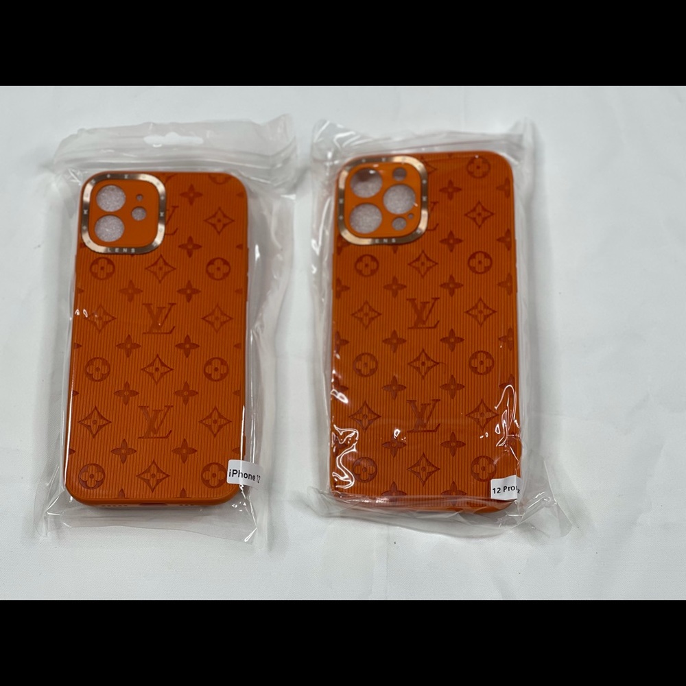 Orange LV IPhone 12 & 12 Pro max